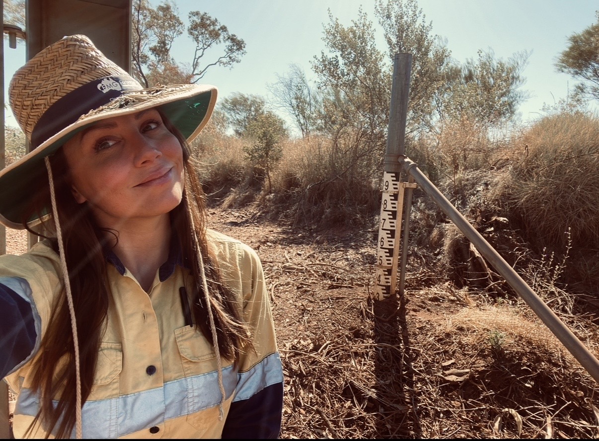 Andrea Johnstone in the field